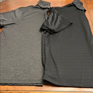 Men's Black and Gray golf polo shirt bundle